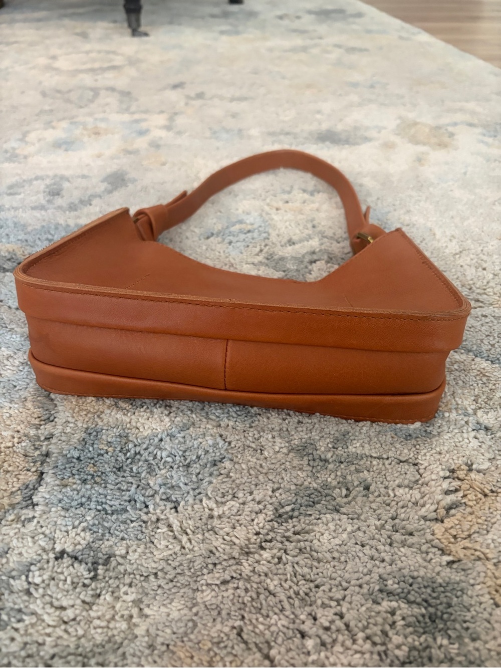 Madewell Sydney Saddle Brown Leather Shoulder Bag - Picture 3 of 4